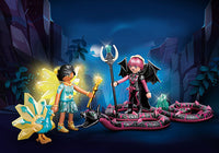
              Playmobil 70803 Crystal Fairy And Bat Fairy with Soul Animal
            