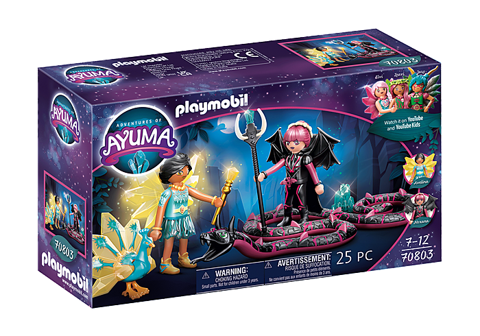 Playmobil 70803 Crystal Fairy And Bat Fairy with Soul Animal