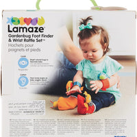 Lamaze Gardenbug Foot Finder & Wrist Rattle Set