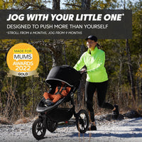 
              Baby Jogger Summit X3 Midnight Black with Raincover
            