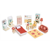 Tender Leaf Toys Foxtail Villa with Furniture Pink