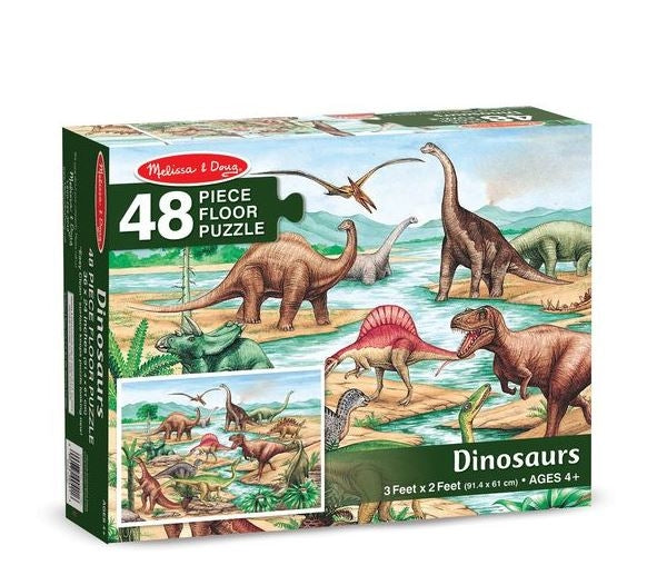 Melissa & Doug Dinosaurs Floor Puzzle (48Pc)