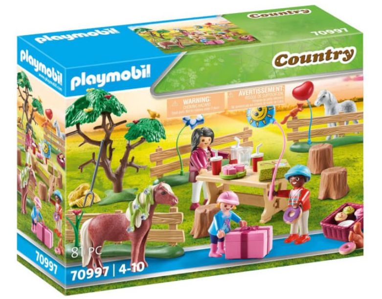 Playmobil 70997 Pony Farm Birthday Party