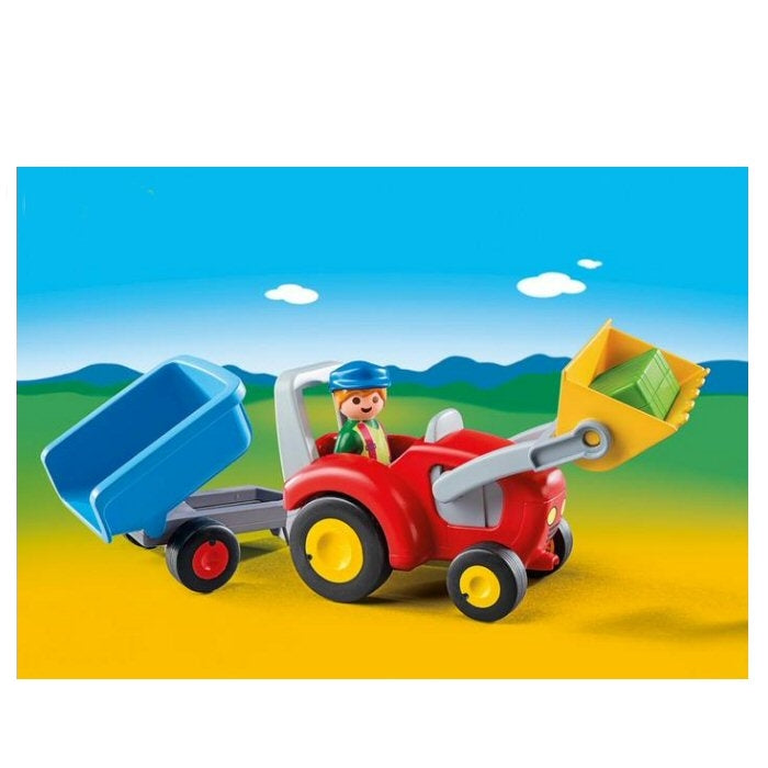 Playmobil 6964 Tractor with Trailor