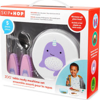 skip hop table ready mealtime set narwhal