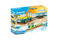 
              Playmobil 70436 Family Fun Beach Hotel Beach Car with Canoe
            