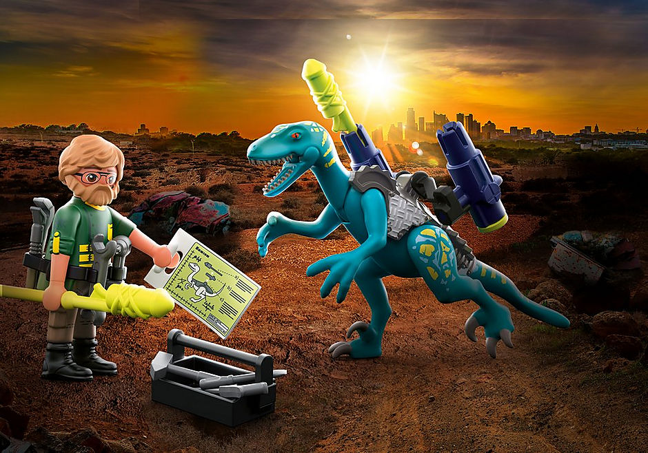 Playmobil 70629 Dinos Deinonychus: Ready for Battle