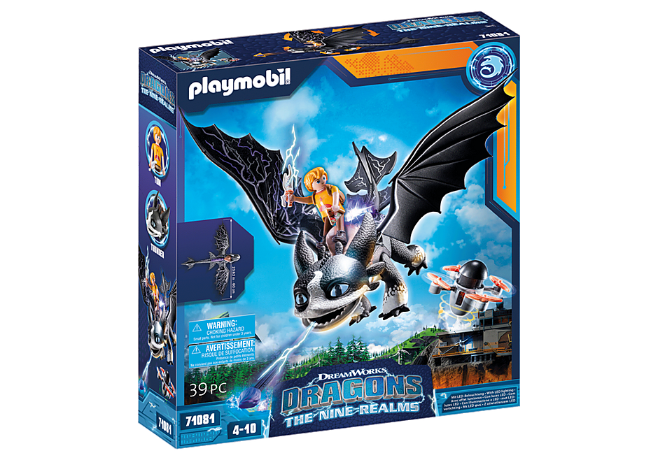 Playmobil 71081 Dragons Nine Realms: Thunder & Tom