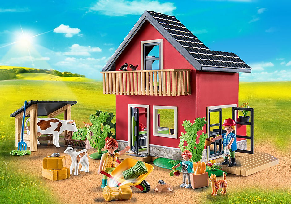 Playmobil 71248 Farmhouse with Outdoor Area