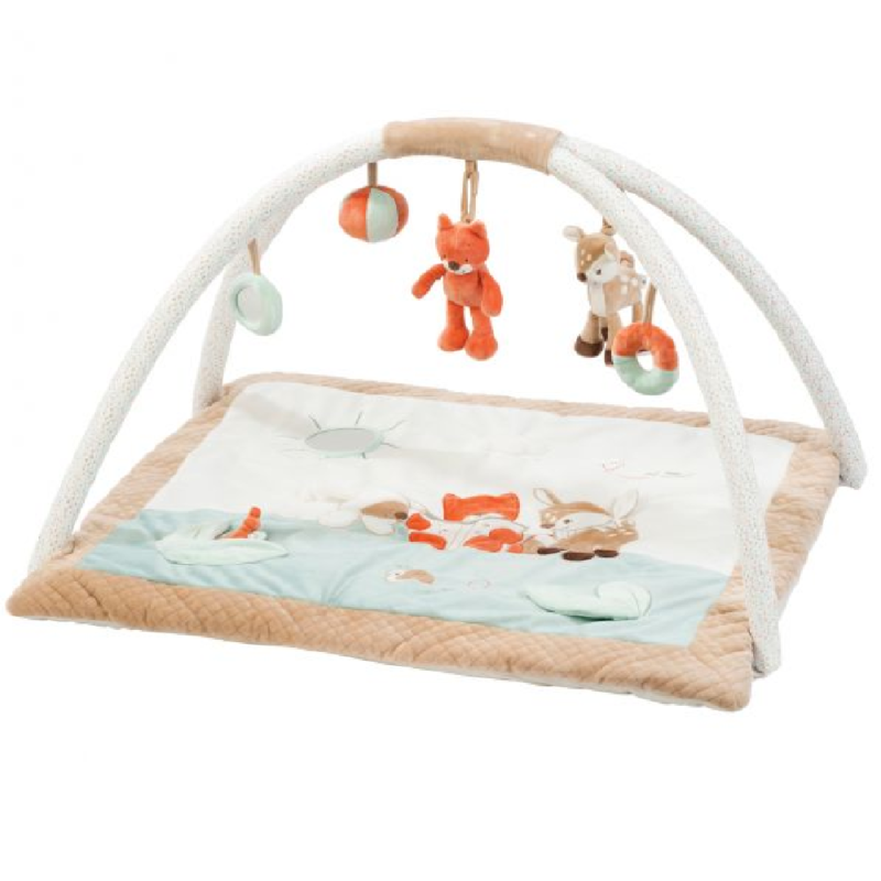 Nattou Fanny and Oscar Playmat with Arches