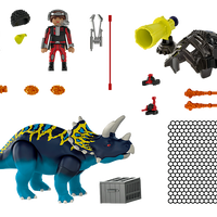 Playmobil 70627 Dinos Triceratops: Battle for the Legendary Stones