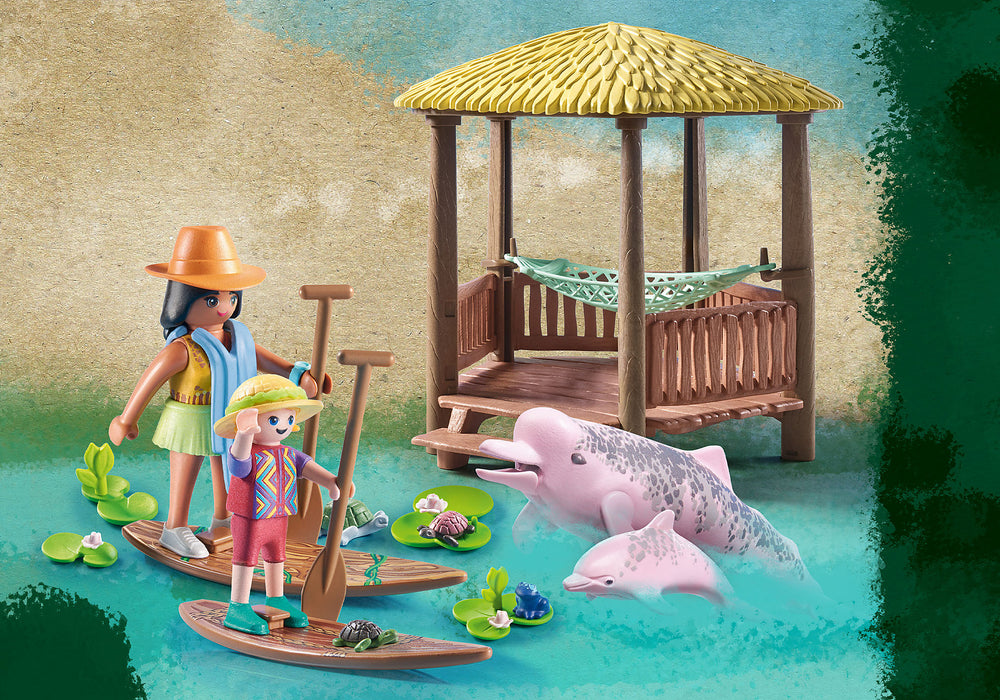 Playmobil 71143 Wiltopia - Paddling Tour with River Dolphins
