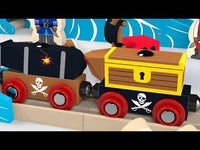 
              Bigjigs Pirate Train Set
            