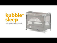 
              Joie Kubbie Sleep-Compact Travel Cot Foggy Grey
            