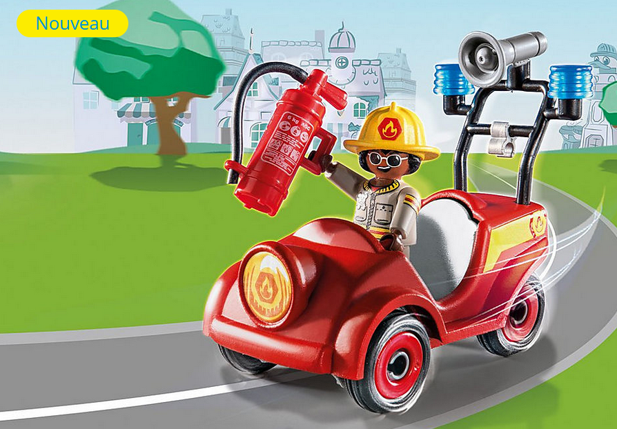 Playmobil 70828 DUCK ON CALL - Fire Rescue Mini-Car