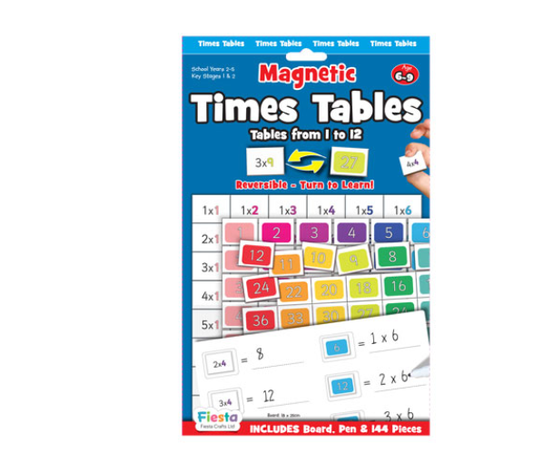 Fiesta Crafts Magnetic Times Tables